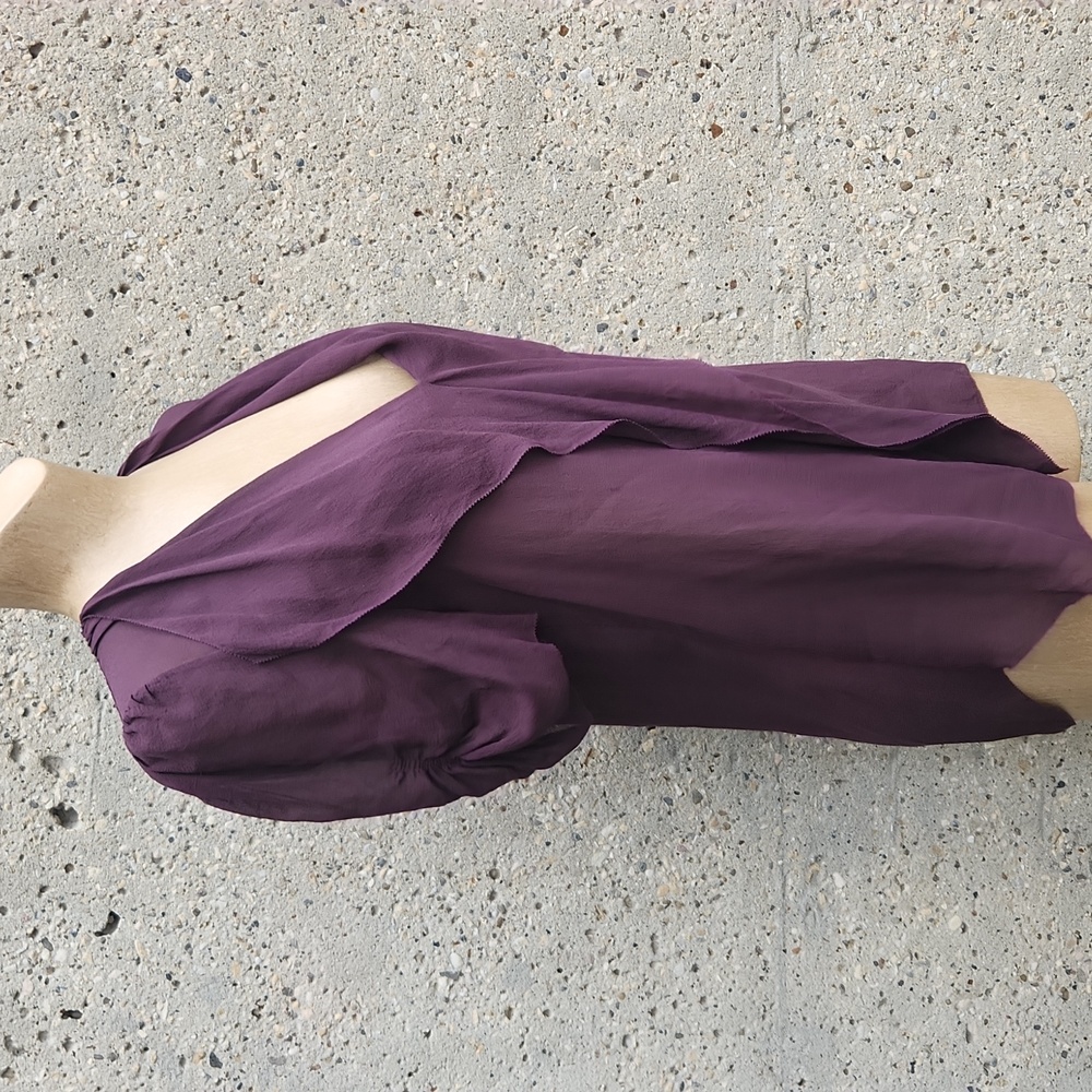 Babaton Silk Purple Blouse - Picture 4 of 13